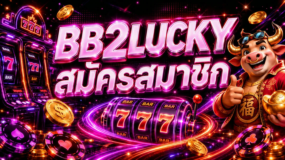 BB2LUCKY สมัครสมาชิกและเริ่มเล่นสล็อตคาสิโนสด